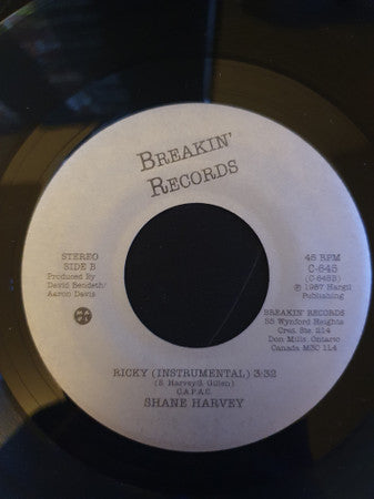 Shane Harvey : Ricky  (7", Single)
