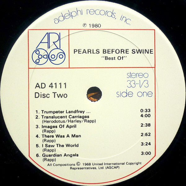 Pearls Before Swine : The Best Of Pearls Before Swine (2xLP, Comp)