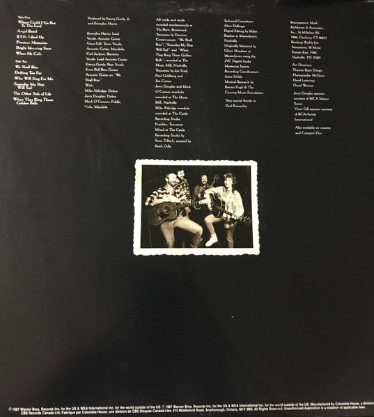 Emmylou Harris : Angel Band (LP, Album, Club)