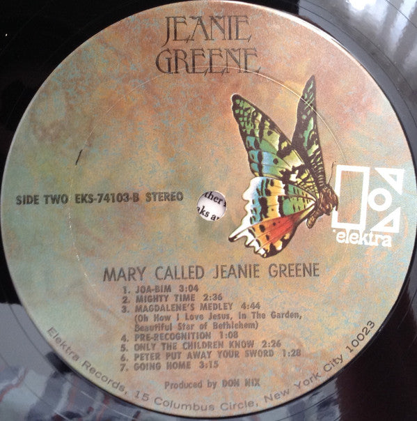 Jeanie Greene : Mary Called Jeanie Greene (LP, Album)