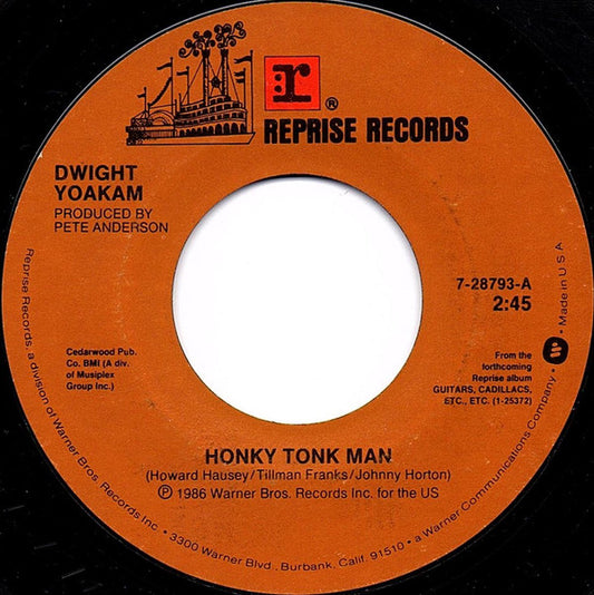 Dwight Yoakam : Honky Tonk Man (7", Single, Styrene, All)