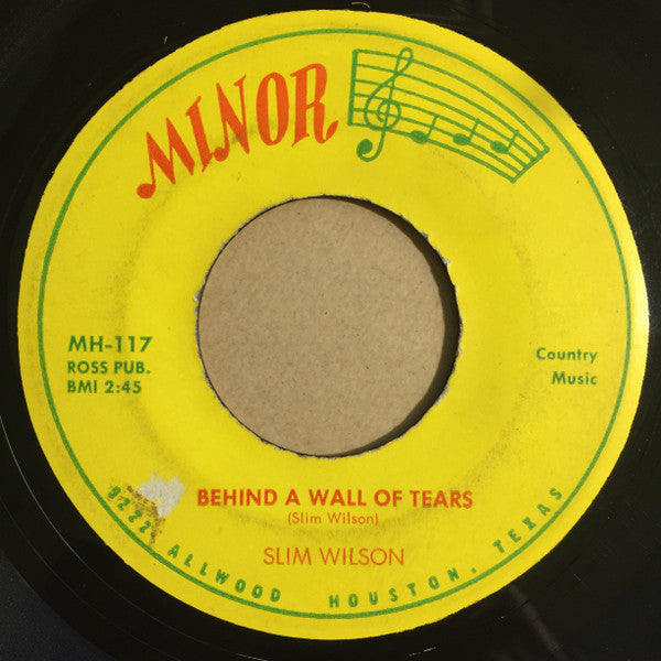 Slim Wilson* : The Ring On Your Finger (7", Single, Mono)