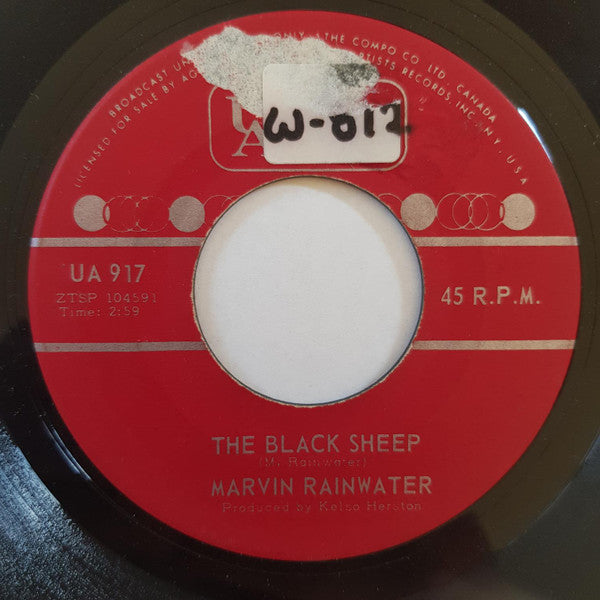 Marvin Rainwater : The Black Sheep / Indian Burial Ground (7", Single)