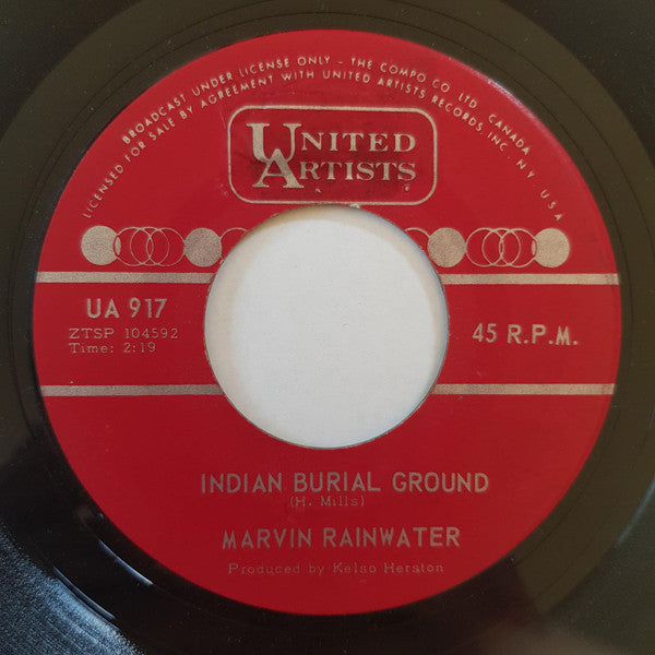 Marvin Rainwater : The Black Sheep / Indian Burial Ground (7", Single)