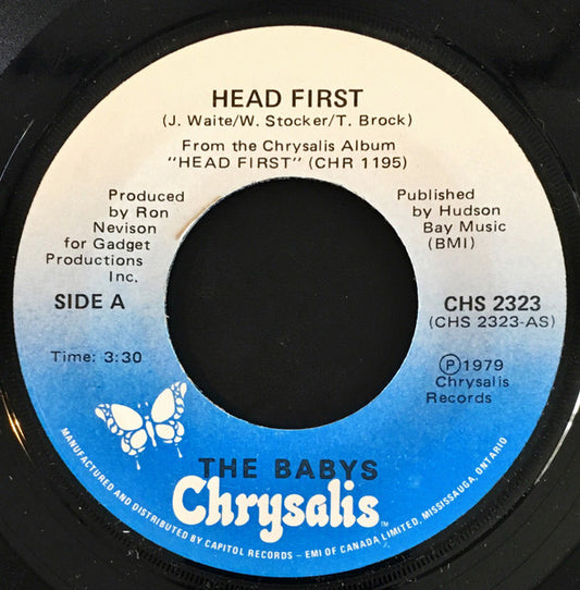 The Babys : Head First (7", Single)