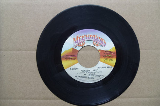 Pat Boone : Candy Lips (7", Single, Promo)