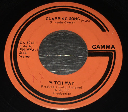 Witch Way : Clapping Song / Hold On To Love (7", Single)