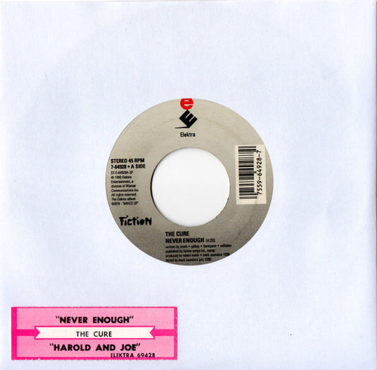 The Cure : Never Enough (7", Single)