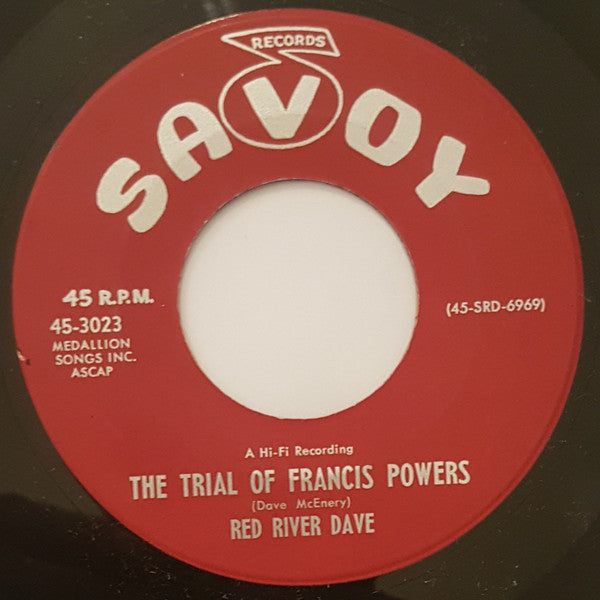 Red River Dave : The Trial Of Francis Powers (7", Single)