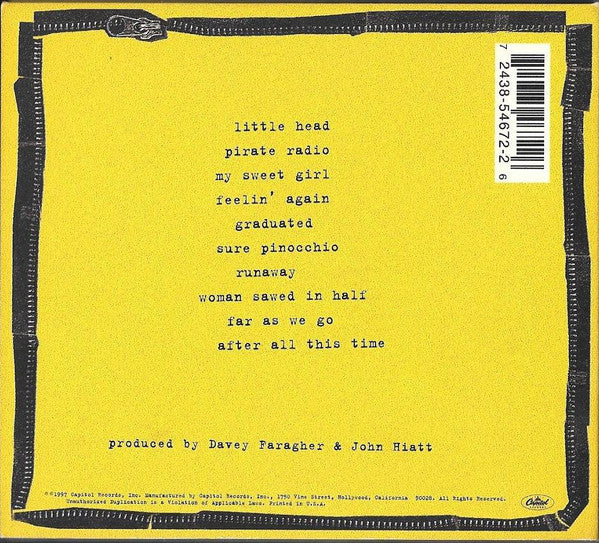 John Hiatt : Little Head (CD, Album, Dig)