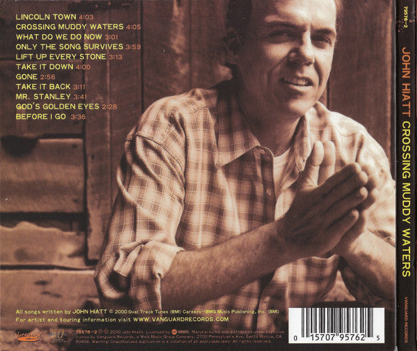 John Hiatt : Crossing Muddy Waters (CD, Album)