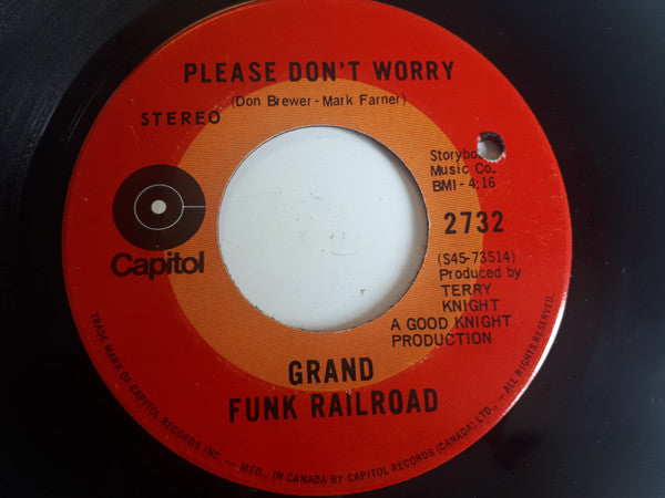 Grand Funk Railroad : Heartbreaker / Please Don't Worry (7", Single)