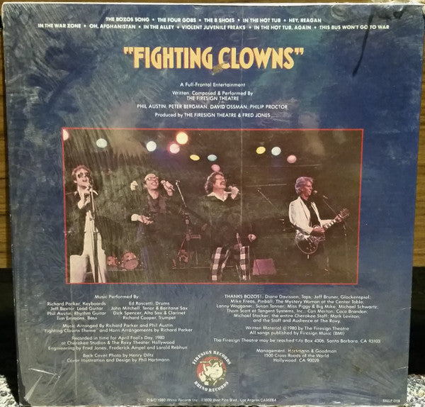 The Firesign Theatre : Fighting Clowns (LP, Album)