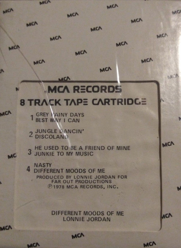 Lonnie Jordan : Different Moods Of Me (8-Trk, Album)