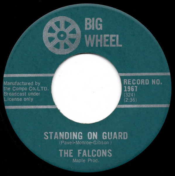 The Falcons : Standing On Guard / I Can't Help It (7", Single)