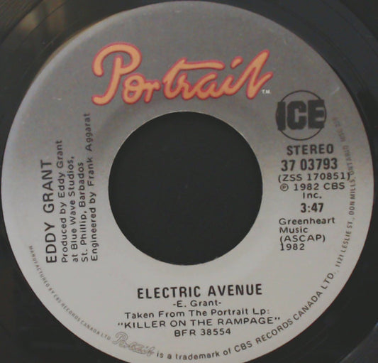 Eddy Grant : Electric Avenue / Time Warp (7", Single, Gre)