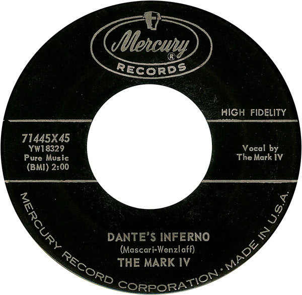 The Mark IV (2) : Move Over Rover / Dante's Inferno (7", Single)