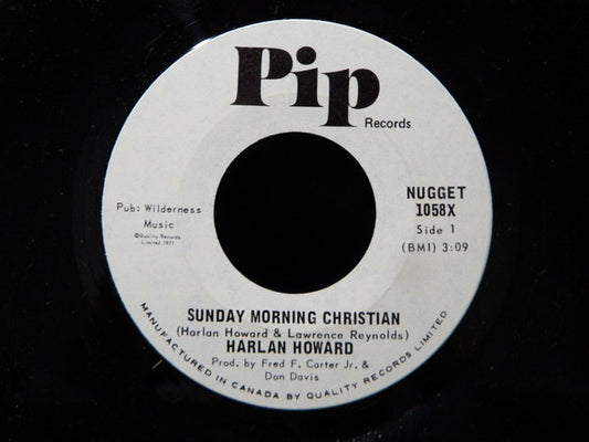 Harlan Howard : Sunday Morning Christian / That Little Boy Who Follows Me (7", Single, Styrene)