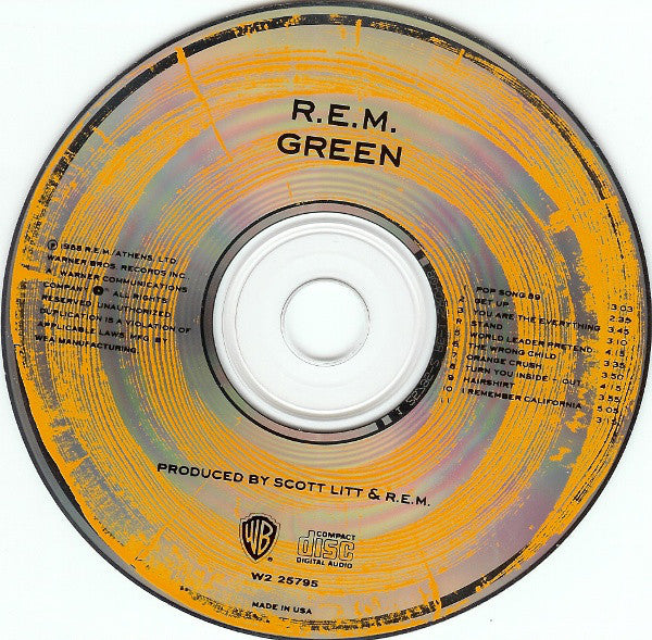 R.E.M. : Green (CD, Album, Club)