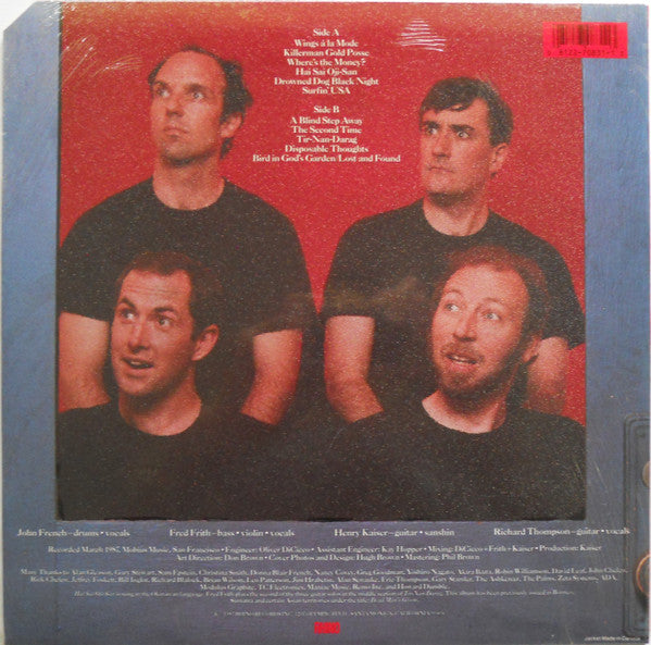 French Frith Kaiser Thompson : Live, Love, Larf & Loaf (LP, Album)