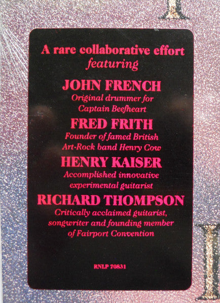 French Frith Kaiser Thompson : Live, Love, Larf & Loaf (LP, Album)