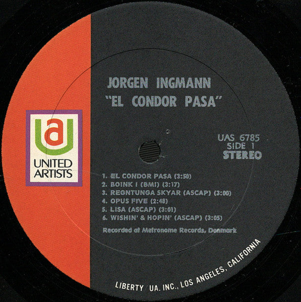 Jorgen Ingmann* : El Condor Pasa (LP)