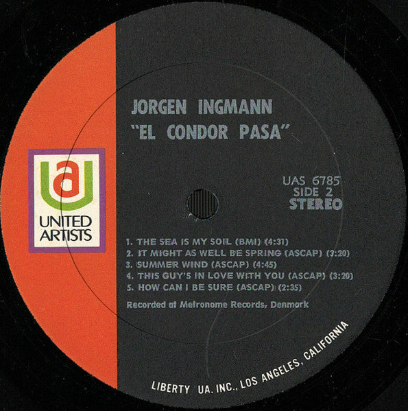 Jorgen Ingmann* : El Condor Pasa (LP)