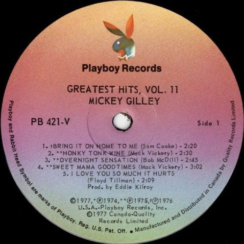 Mickey Gilley : Greatest Hits, Vol. II (LP, Comp, RE)