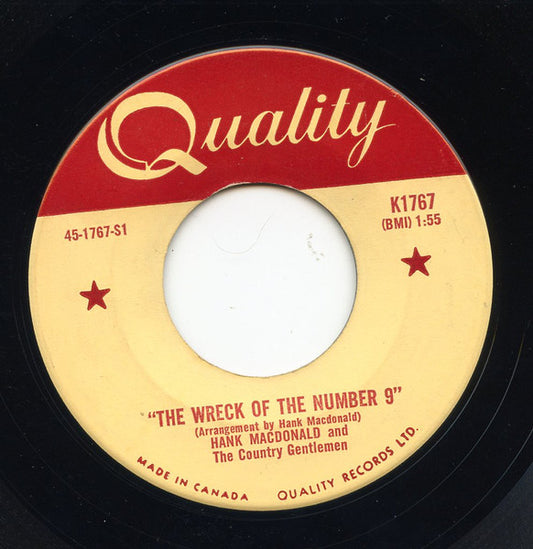 Hank MacDonald, The Country Gentlemen (3) : The Wreck Of The Number 9 (7", Single)