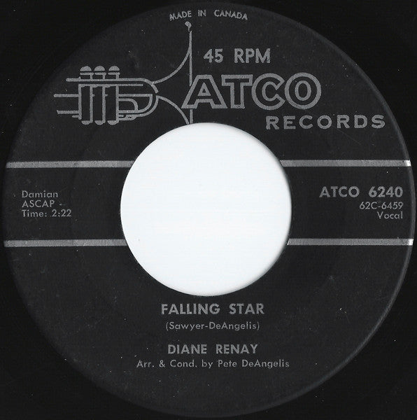 Diane Renay : Little White Lies / Falling Star (7", Single)