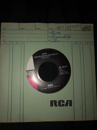 Cher : Mama (When My Dollies Have Babies (7", Single)
