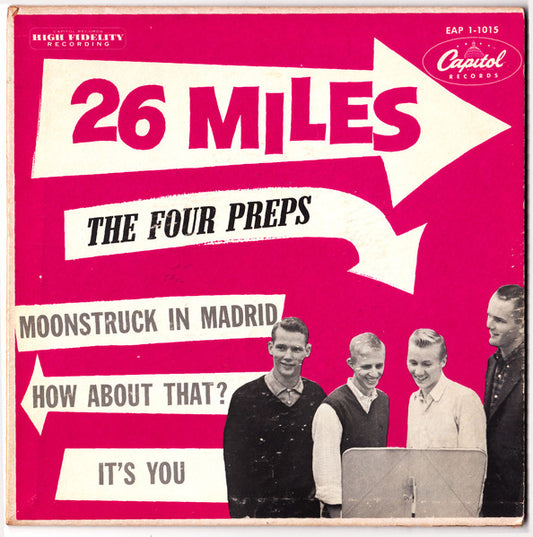 The Four Preps : 26 Miles (7", Album)