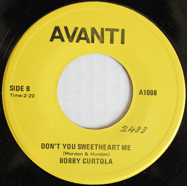 Bobby Curtola : Indian Giver (7")