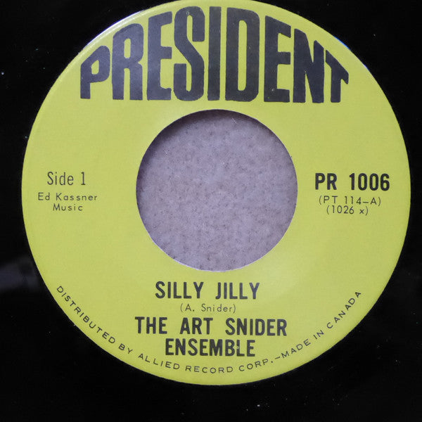 The Art Snider Ensemble : Silly Jilly (7", Single)