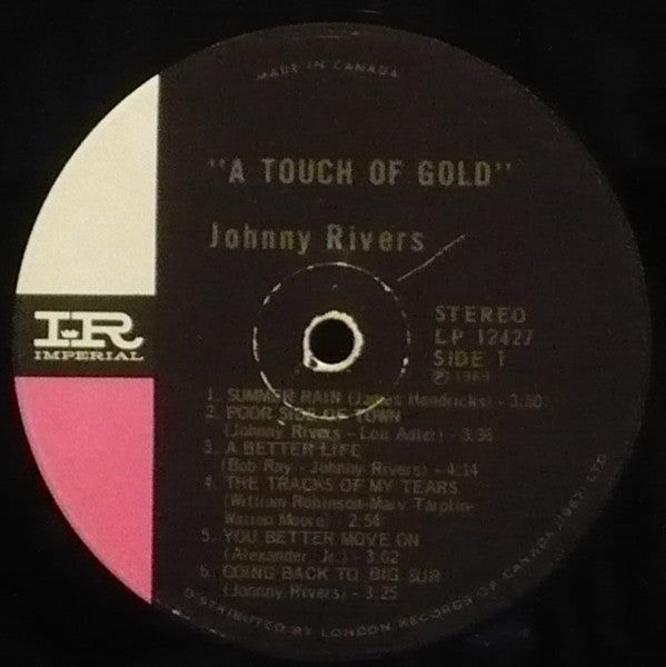 Johnny Rivers : A Touch Of Gold (LP, Comp, RP)
