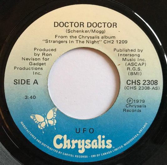 UFO (5) : Doctor Doctor (7", Single)
