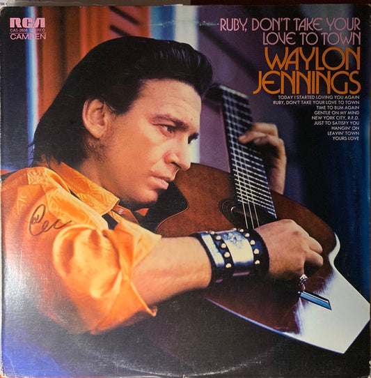 Waylon Jennings : Ruby, Don't Take Your Love To Town (LP, Album, Comp, Blu)
