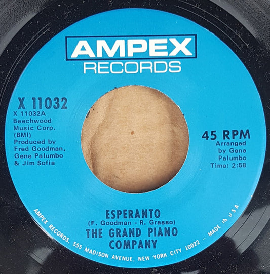 The Grand Piano Company : Esperanto / Sunday's Coming (7")