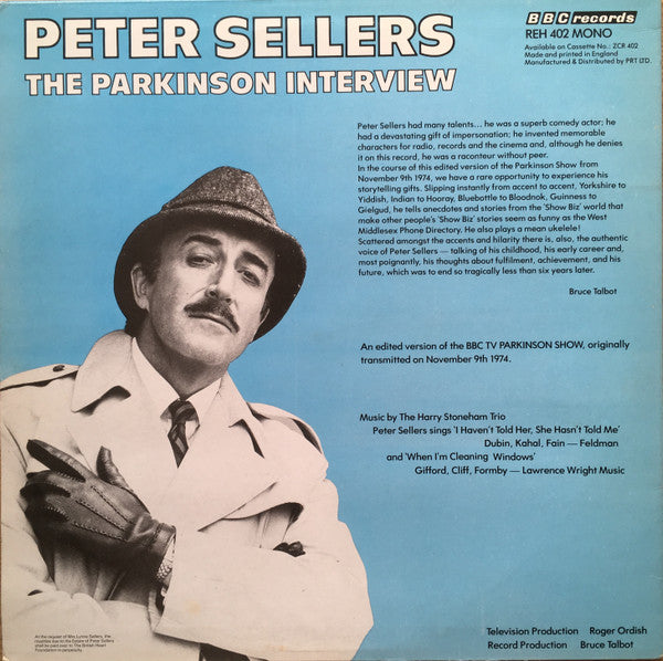 Peter Sellers : The Parkinson Interview (LP, Mono, RE)