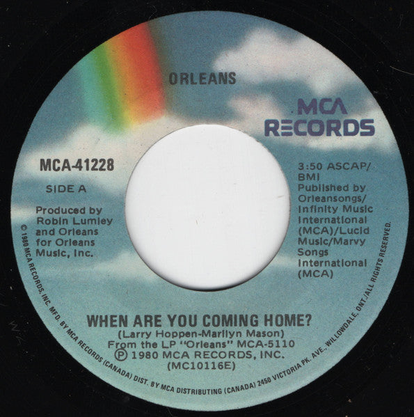 Orleans : When Are You Coming Home? (7", Single)