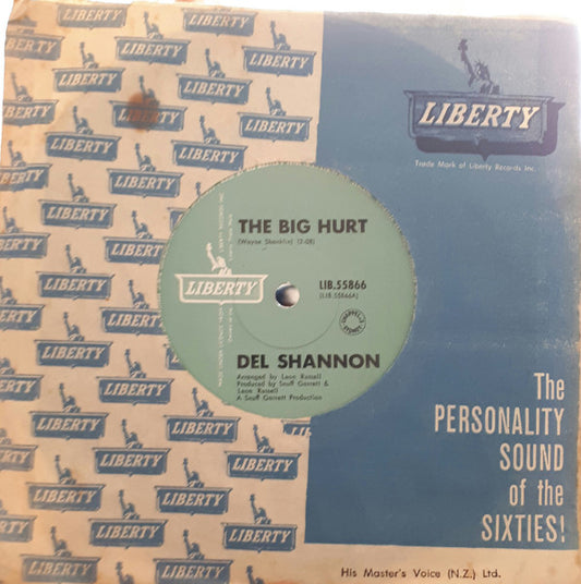 Del Shannon : The Big Hurt  (7", Single)