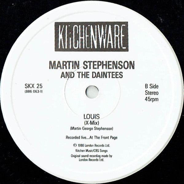 Martin Stephenson And The Daintees : Crocodile Cryer (12", Single)