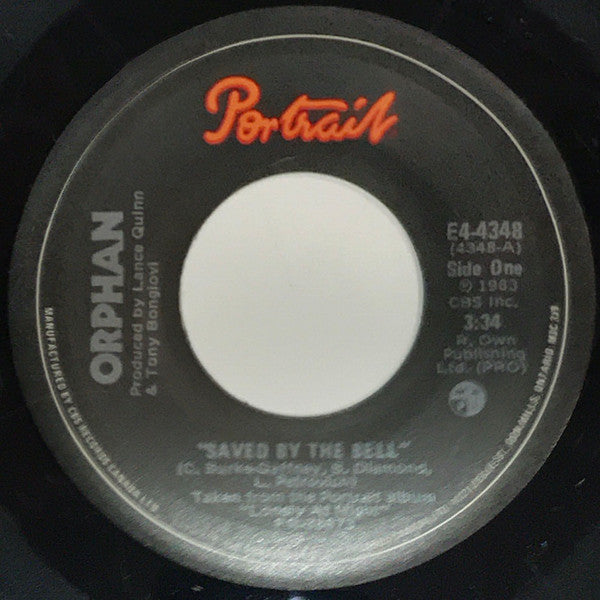 Orphan (2) : Saved By The Bell b/w Night Parade (7", Single)