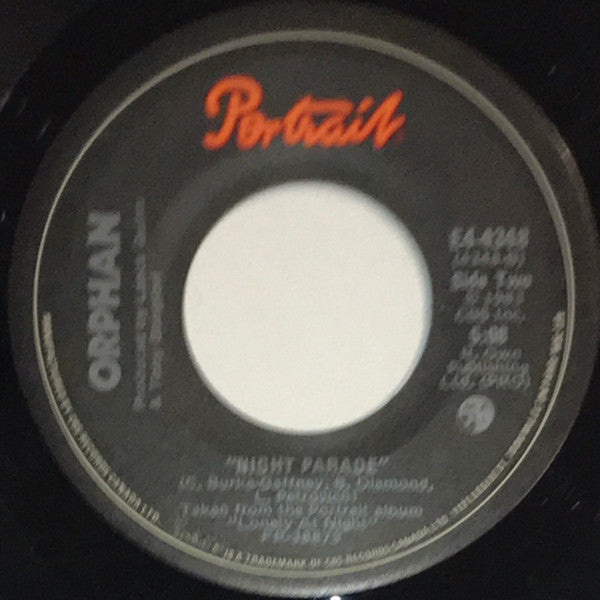 Orphan (2) : Saved By The Bell b/w Night Parade (7", Single)