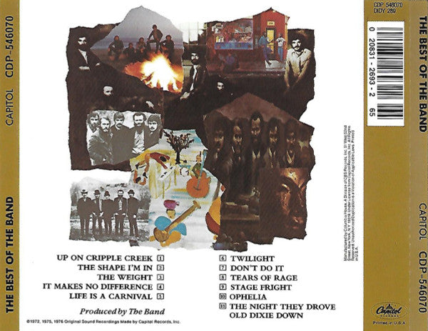 The Band : The Best Of The Band (CD, Comp, Club, RE)