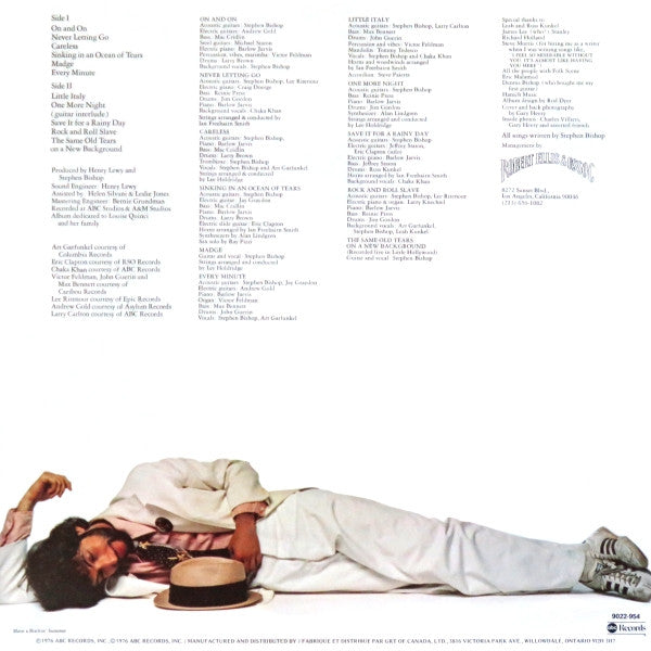 Stephen Bishop : Careless (LP, Album)