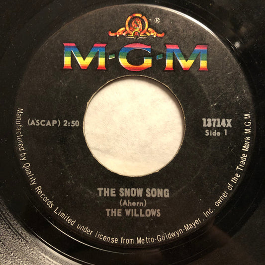 The Willows (4) : The Snow Song (7", Single)