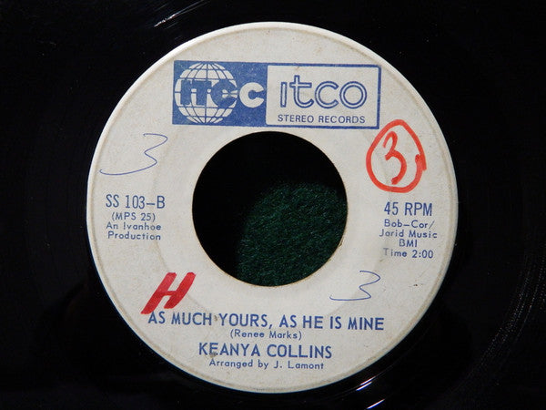 Keanya Collins : You Don't Own Me (7", Promo)