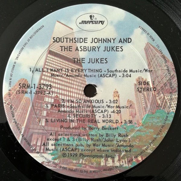 Southside Johnny & The Asbury Jukes : The Jukes (LP, Album)