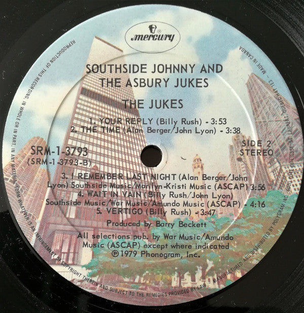 Southside Johnny & The Asbury Jukes : The Jukes (LP, Album)